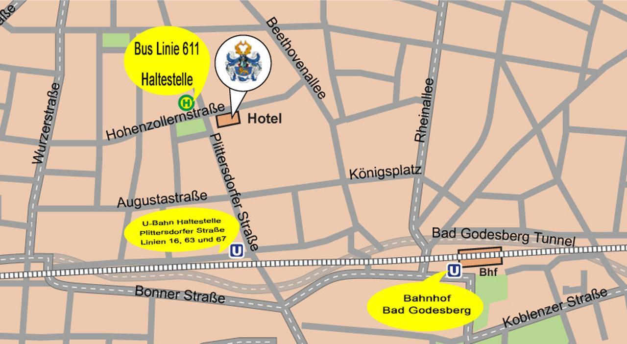Hotel Am Hohenzollernplatz Bonn Exterior photo